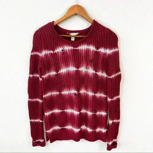 Cotton by Autumn Cashmere distressed sweater